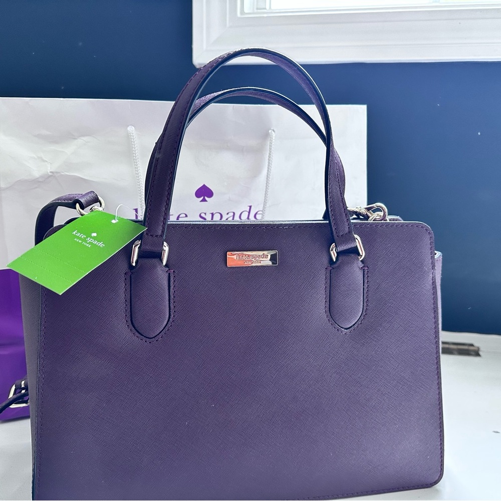 NWT Kate spade deep plum Reese laurel way